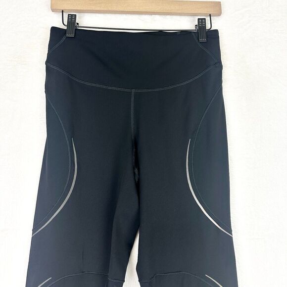 Lululemon Base Pace High Rise Reflective Tight Legging Size 8 25" Black Nulu - Picture 3 of 6